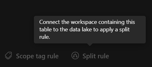 Data Split limits