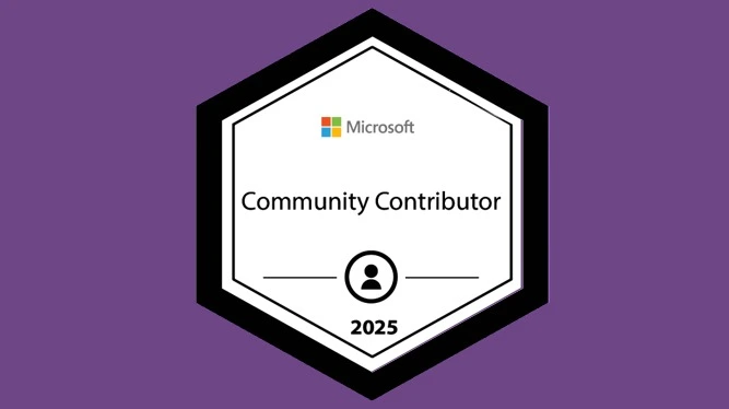 Microsoft Community Contributor - 2025